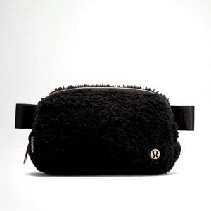 NWT Lululemon Black Fleece Belt Bag 1L
